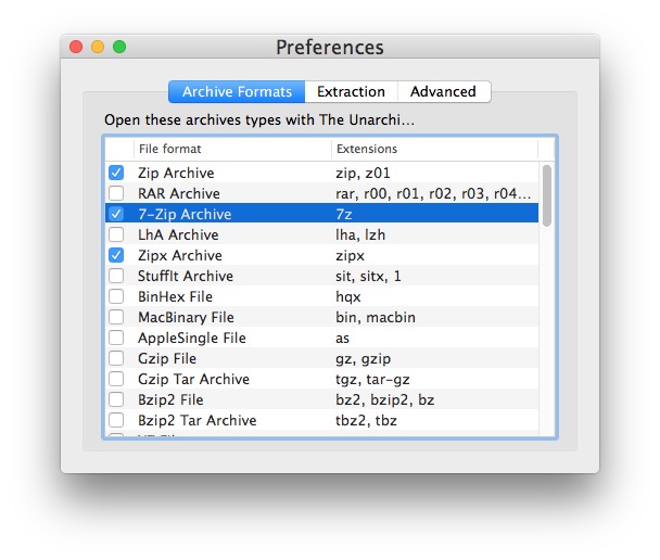 how to make zip file on mac 7z
